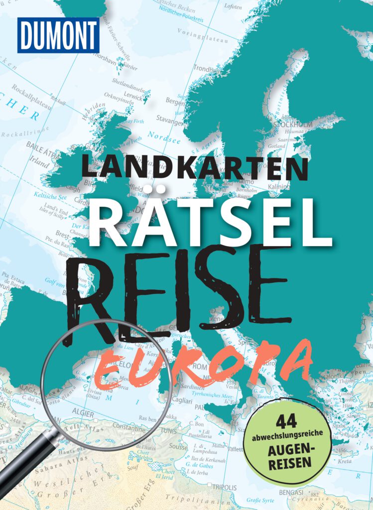 Landkartenrätselreise Europa – 44 abwechslungsreiche Augenreisen (DuMont Reiseverlag)